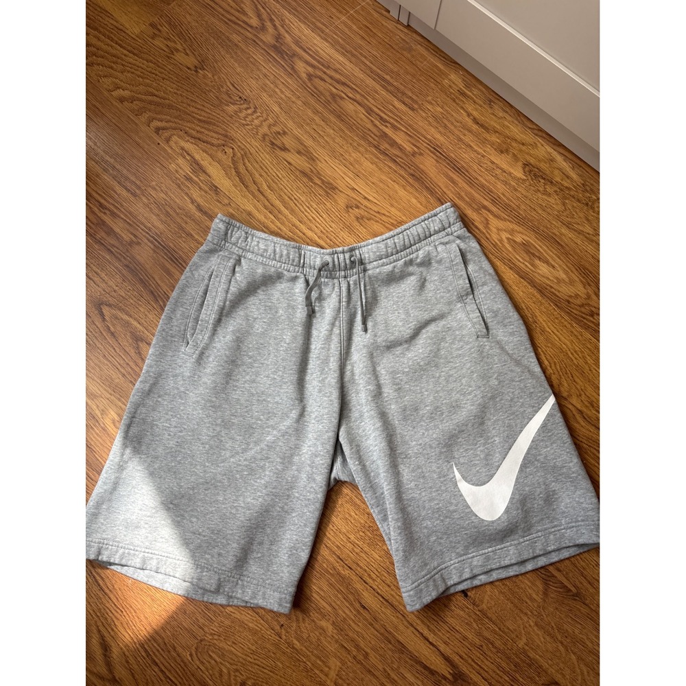 Nike Mens Sportswear Club Fleece Shorts Gray Large Swoosh L
